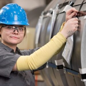 A kenwal steel employee smiling