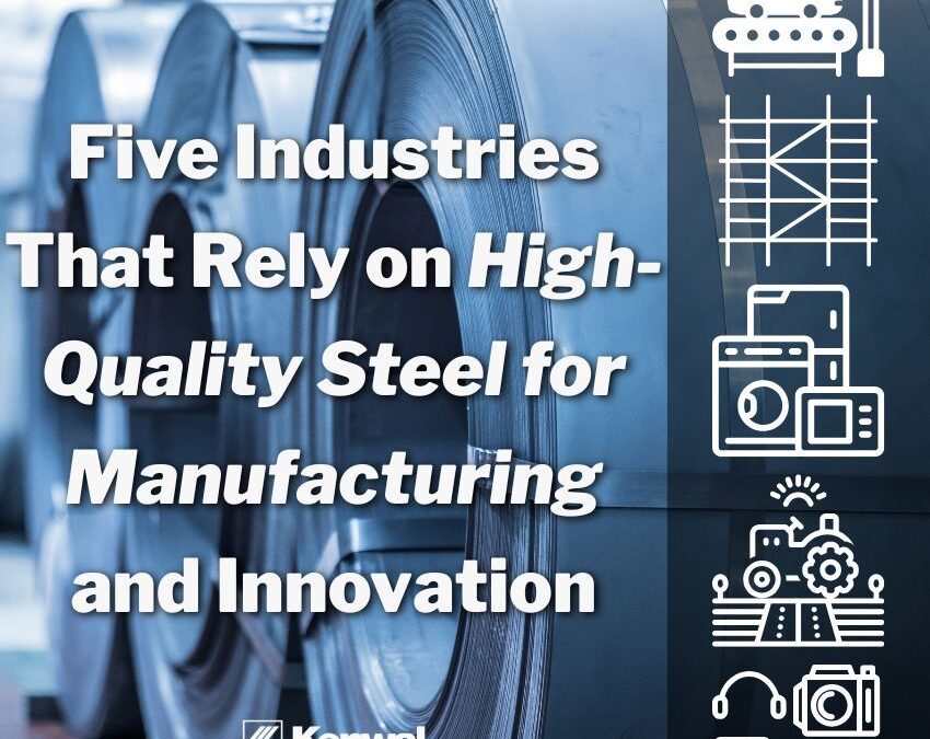 Five Industries That Rely on High-Quality Steel for Manufacturing and Innovation